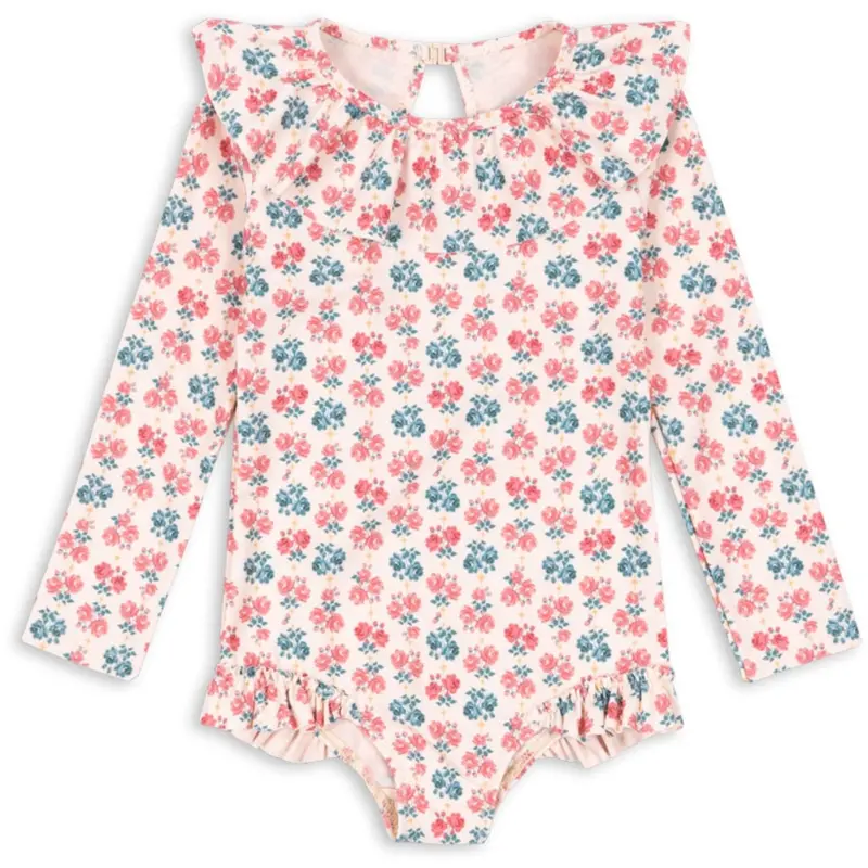 Konges Sløjd Lumina Rose Manuca Ls Swimsuit Grs 1