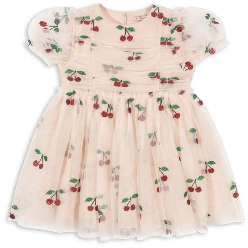 Konges Sløjd Ma Grande Cerise Glitter Tullie Dress 1
