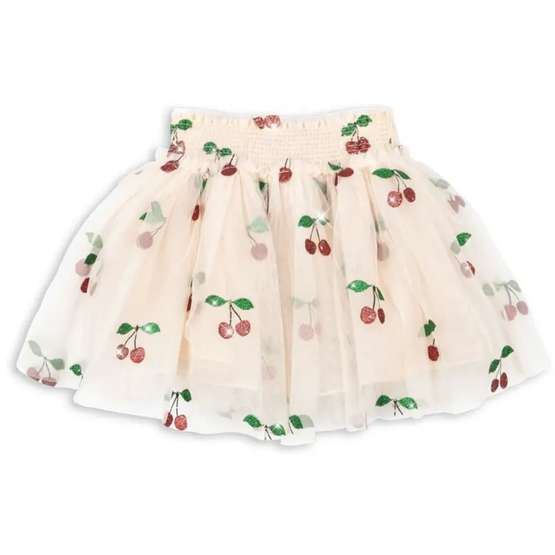 Konges Sløjd Ma Grande Cerise Glitter Tullie Smock Skirt 1
