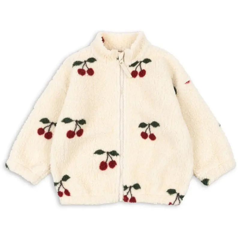 Konges Sløjd Ma Grande Cerise Jody Teddy Jacket Grs 1