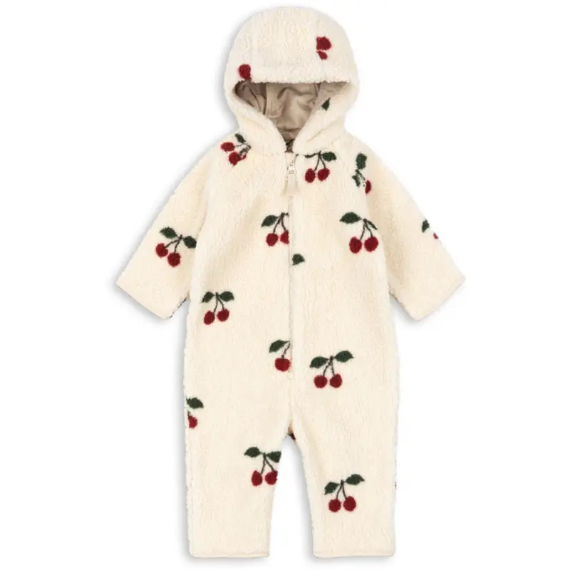 Konges Sløjd Ma Grande Cerise Jody Teddy Onesie Grs 1