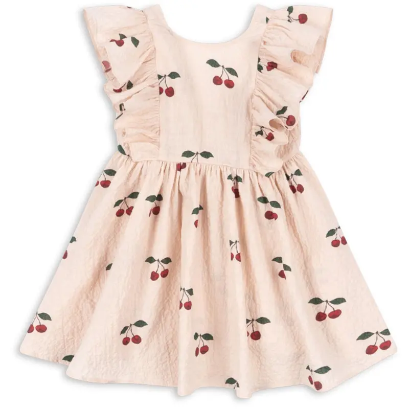 Konges Sløjd Ma Grande Cerise Pink Elin Dress Gots 1