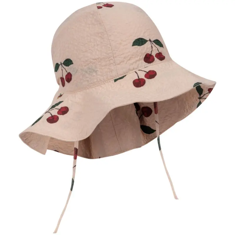 Konges Sløjd Ma Grande Cerise Pink Elin Sun Hat Gots 1