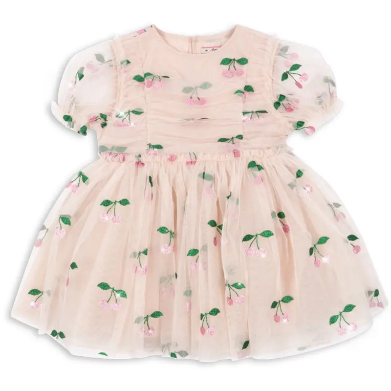 Konges Sløjd Ma Grande Cerise Pink Glitter Tullie Dress 1
