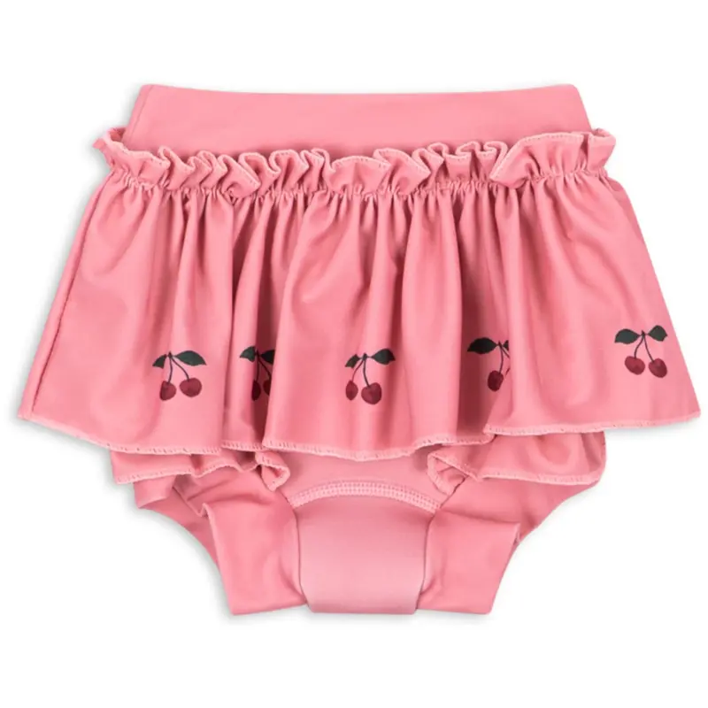Konges Sløjd Mahogany Rose Bobbi Frill Swim Shorts 1