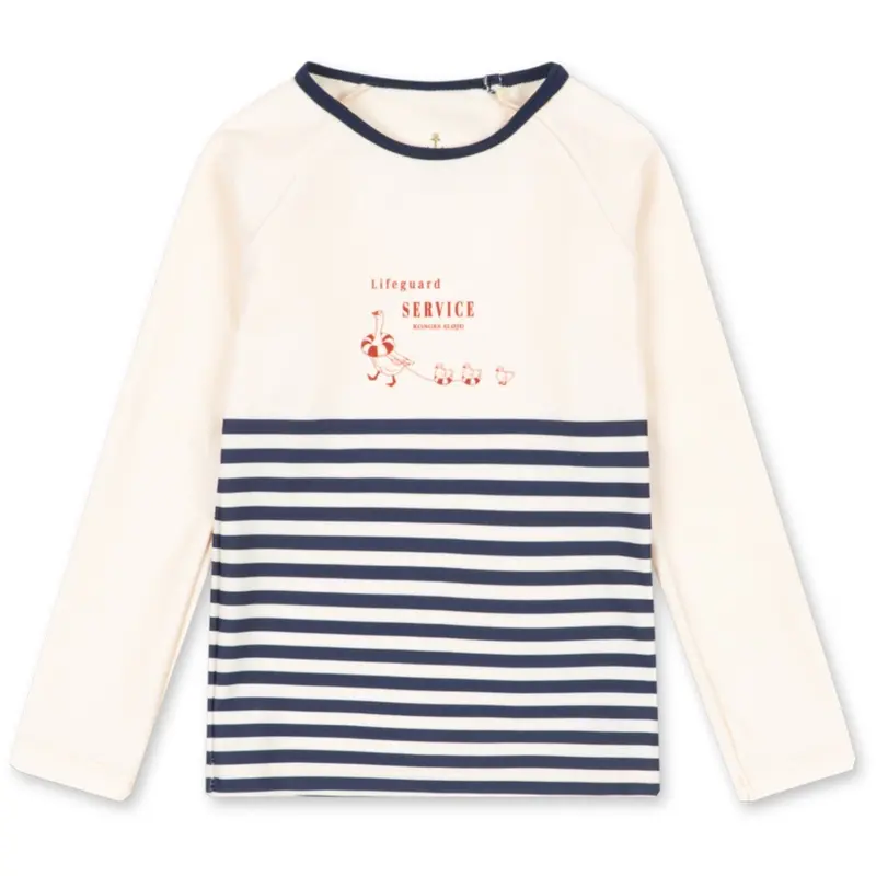 Konges Sløjd Marin Stripe Aster Swim Blouse Grs 1