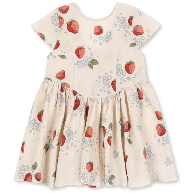 Konges Sløjd Marmelade Sun Ava Ss Bow Dress Gots 1