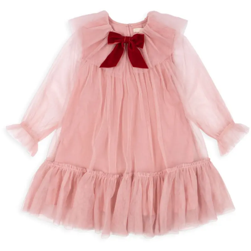 Konges Sløjd Mellow Rose Bow Dress 1