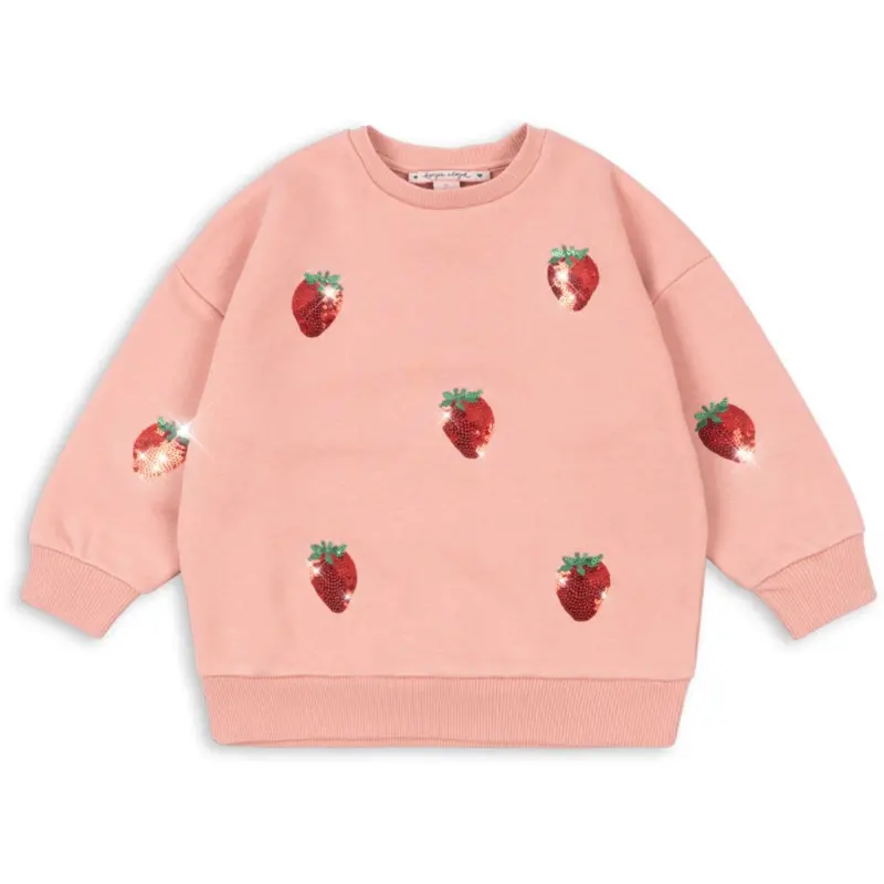 Konges Sløjd Mellow Rose Lou Sequin Sweat Shirt Ocs 1