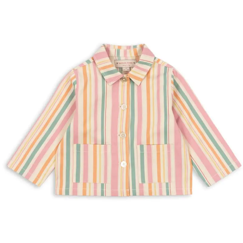 Konges Sløjd Miami Stripe Frankie Shirt Jacket Gots 1