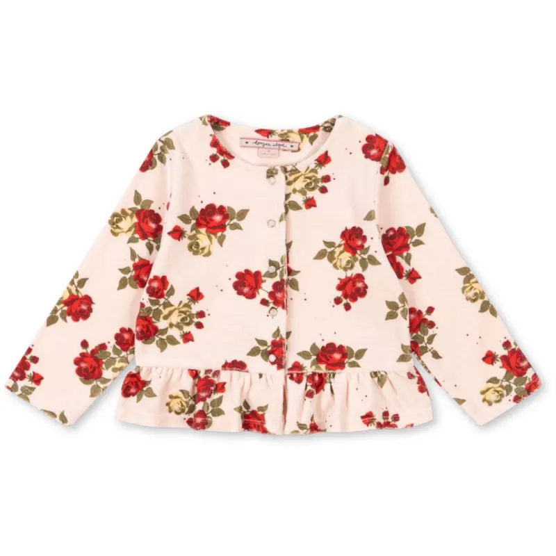 Konges Sløjd Midori Rosso Velula Cardigan Gots 1
