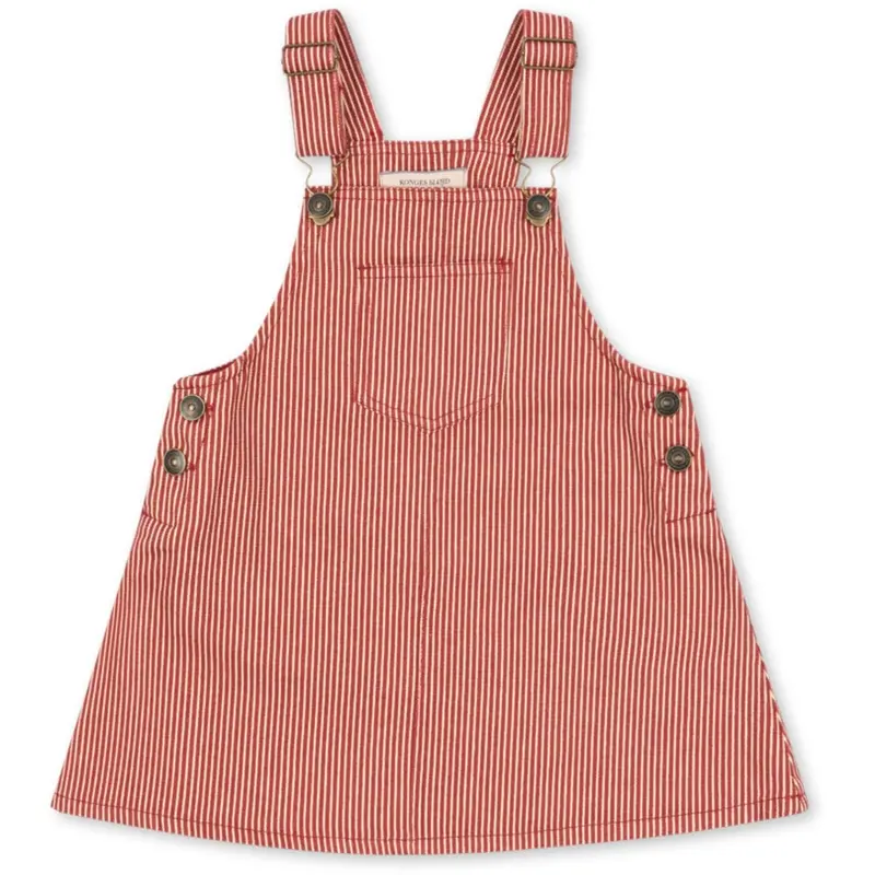 Konges Sløjd Milk Rouge Stripe Luc Spencer Dress Gots 1