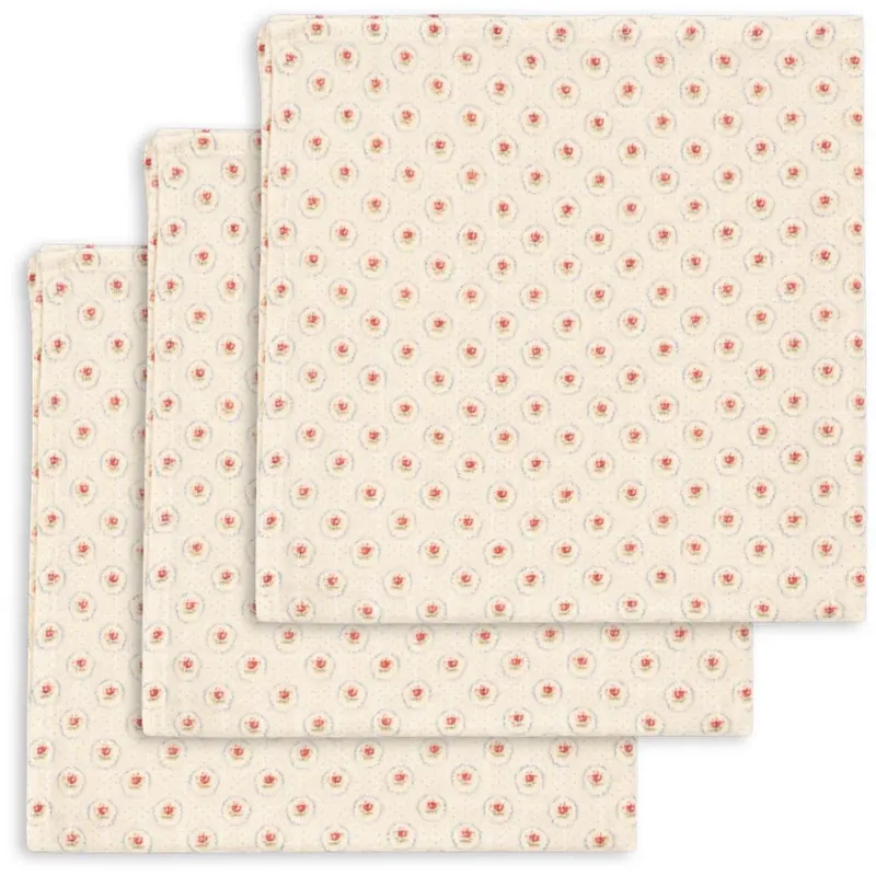 Konges Sløjd Mirage 3 Pack Muslin Cloth Gots 1