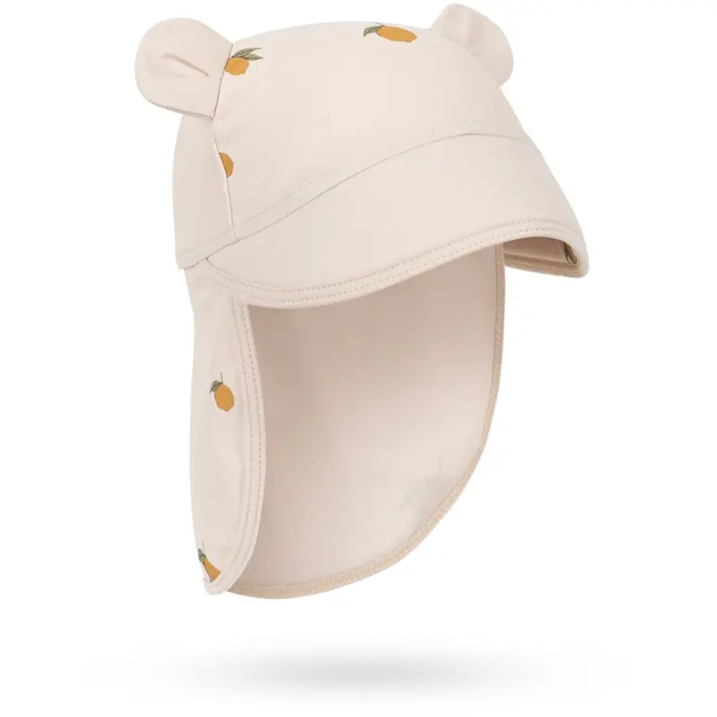 Konges Sløjd Mon Grand Citron Aster Bear Sun Hat Grs 1