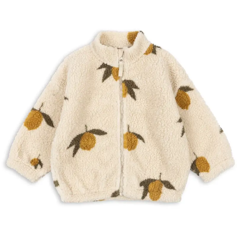 Konges Sløjd Mon Grand Citron Jody Teddy Jacket Grs 1