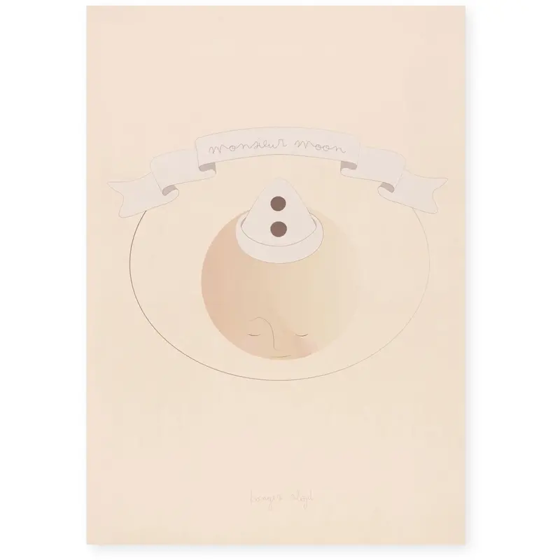 Konges Sløjd Monsieur Moon Poster 1