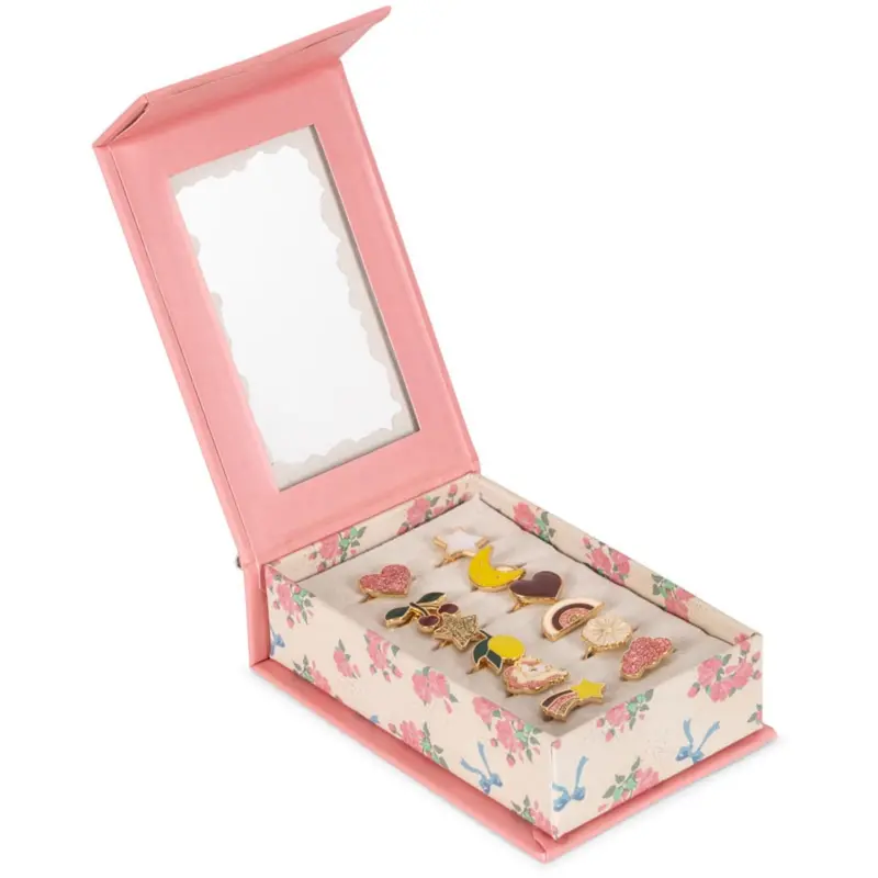 Konges Sløjd Multi Color Ring Set 12 Pcs 1