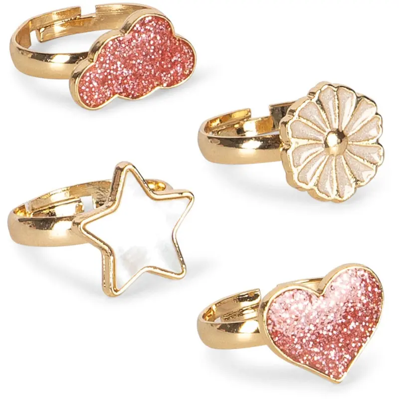 Konges Sløjd Multi Color Ring Set 12 Pcs 2