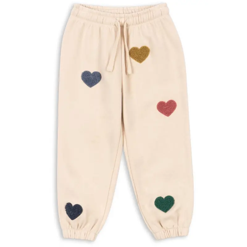 Konges Sløjd Multi Heart Lou Terry Sweat Pants Ocs 1