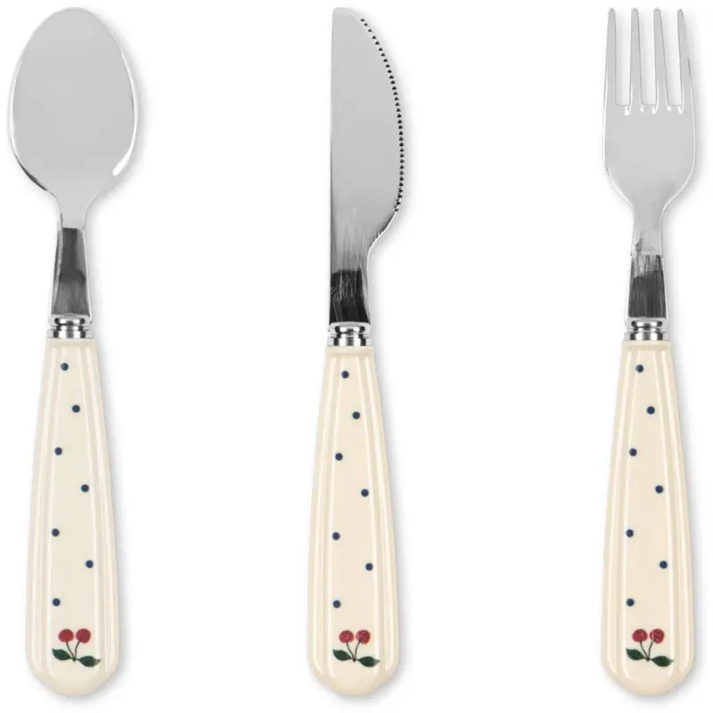 Konges Sløjd Navy Dot Cutlery Set 1