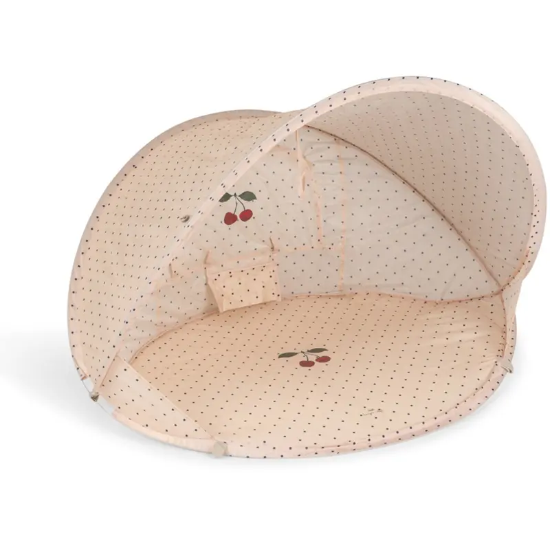 Konges Sløjd Navy Dot Mini Beach Tent Pop Up Uv 50+ 1