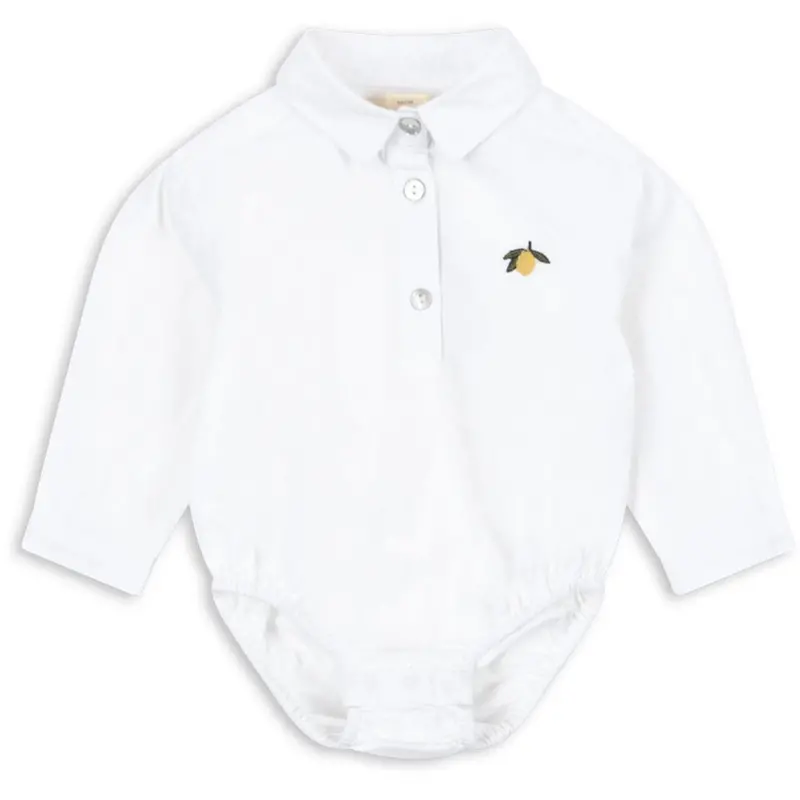 Konges Sløjd Optic White Ray Baby Shirt Gots 1
