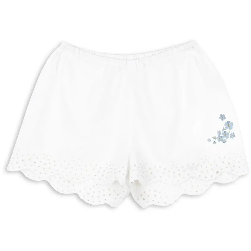 Konges Sløjd Optic White Rhw X Ks Fiori Shorts Gots 1