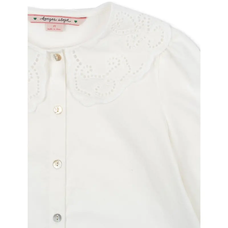 Konges Sløjd Optic White Rilo Collar Shirt Gots 4
