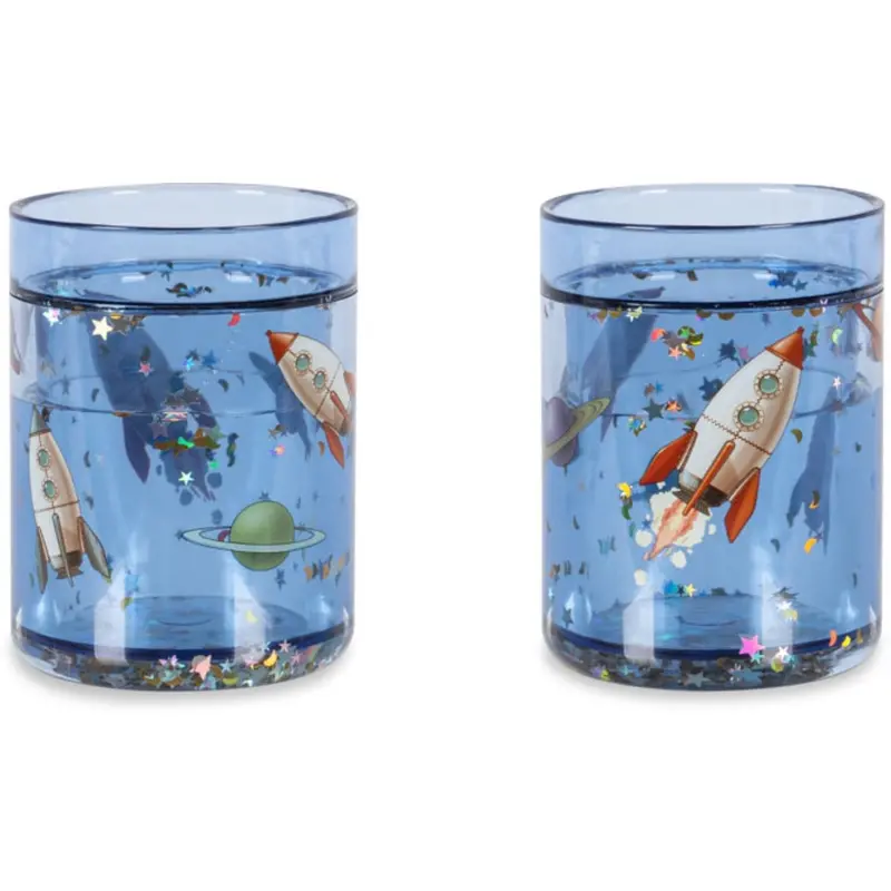 Konges Sløjd Outer Space 2 Pack Glitter Cups 1