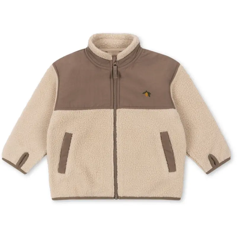 Konges Sløjd Oxford Tan Flynn Fleece Jacket Grs 1