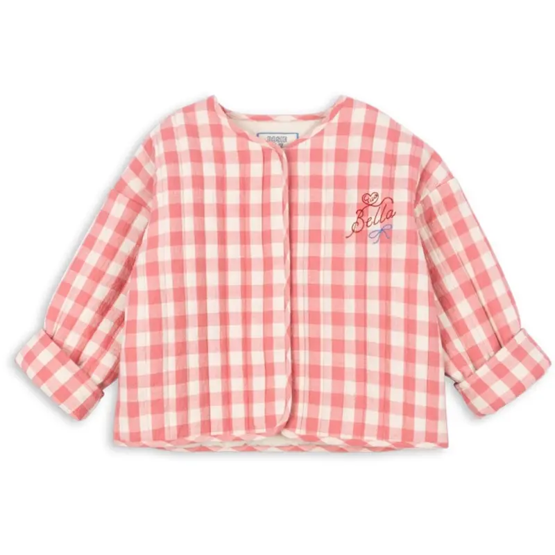 Konges Sløjd Peach Blossom Check Rhw X Ks Bella Jacket 1