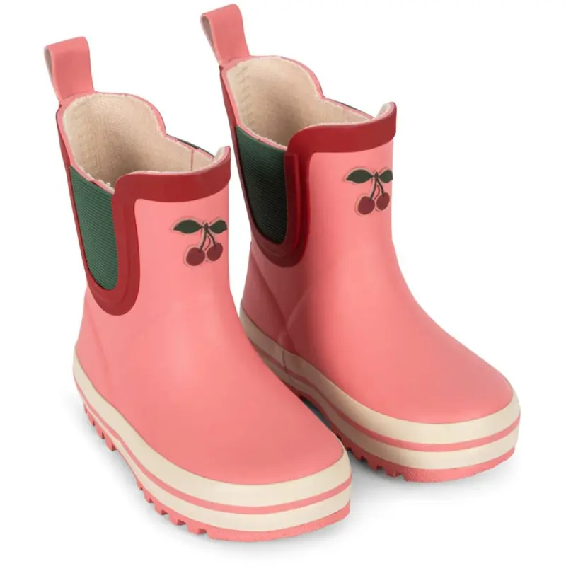 Konges Sløjd Peach Blossom Roi Block Rain Boot 1