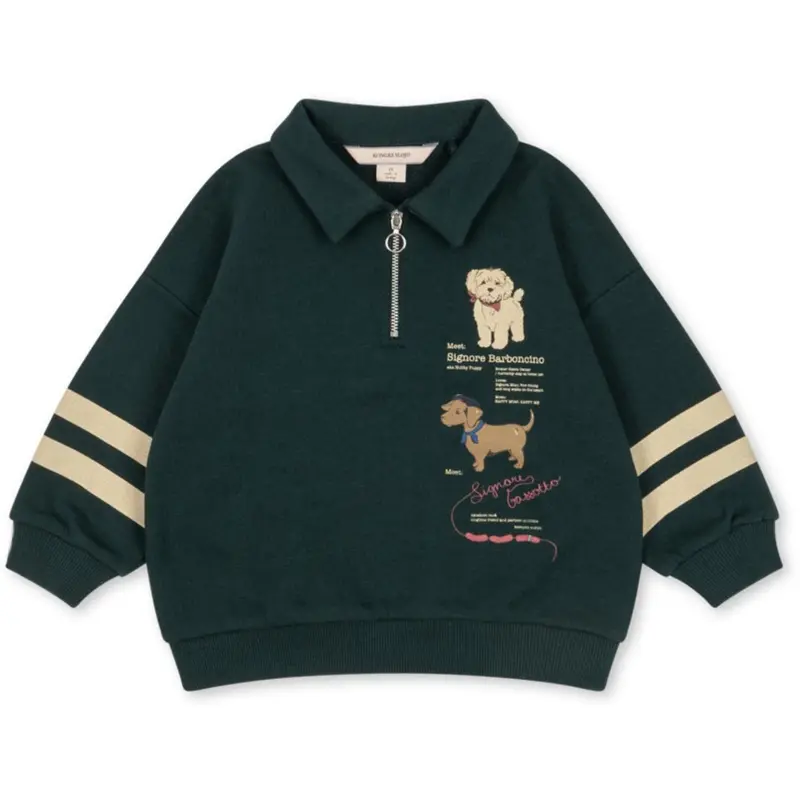 Konges Sløjd Pine Grove Doggy Half Zip Polo Ocs 1