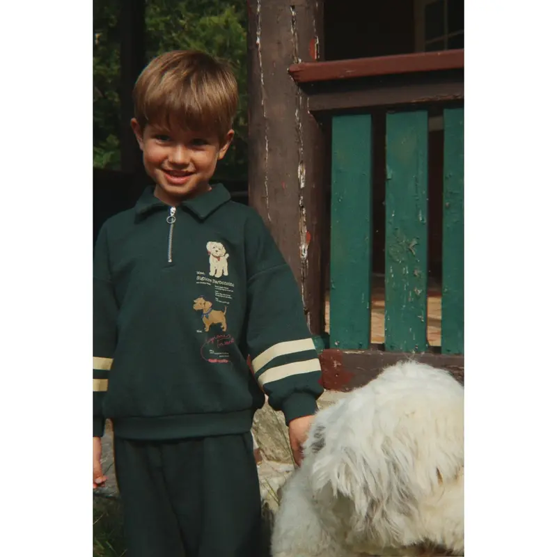 Konges Sløjd Pine Grove Doggy Half Zip Polo Ocs 4