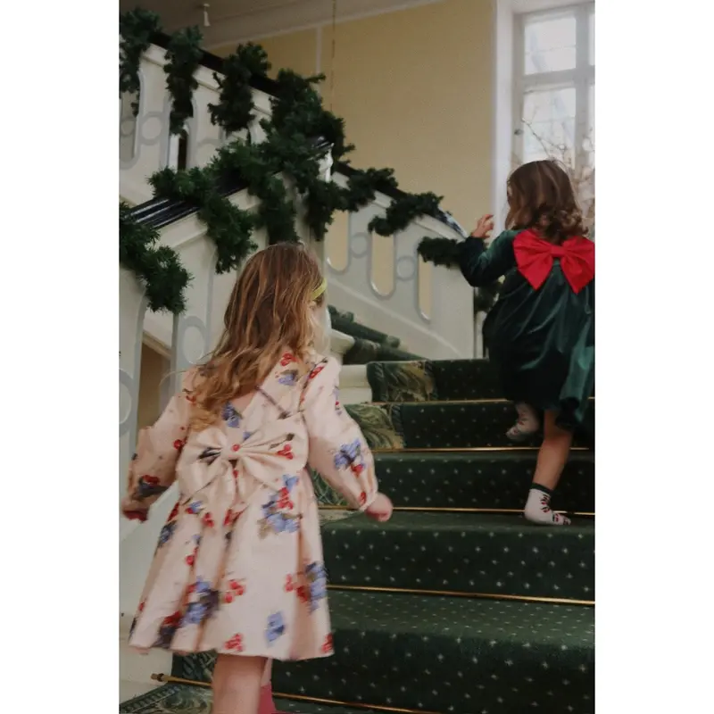 Konges Sløjd Pine Grove Gia Bow Dress Grs 3