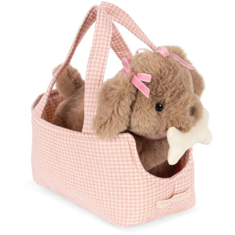 Konges Sløjd Pink Check Maude Puppy 1