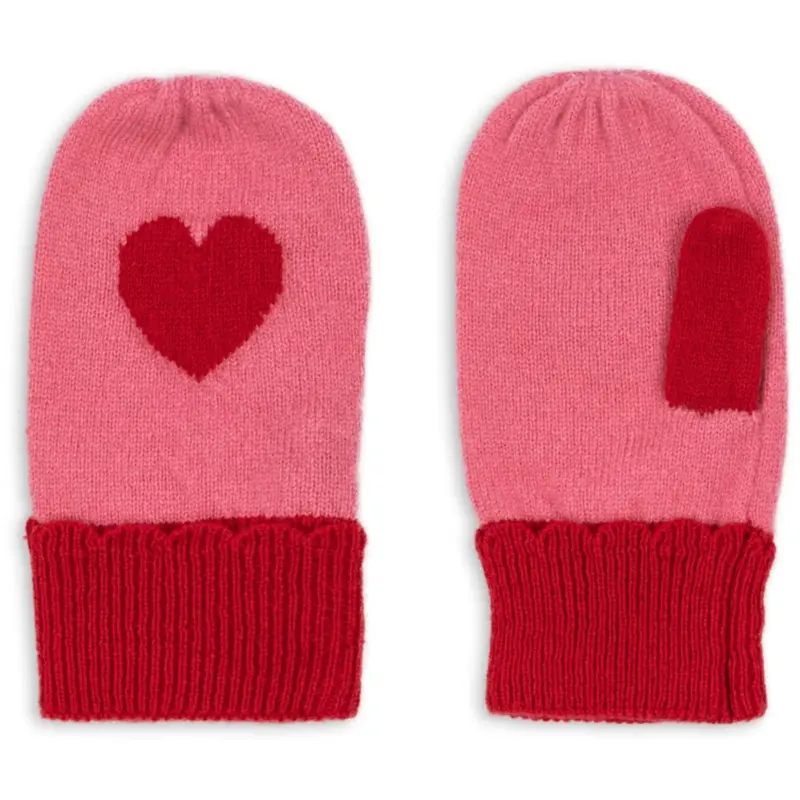 Konges Sløjd Pink Collette Mittens 1