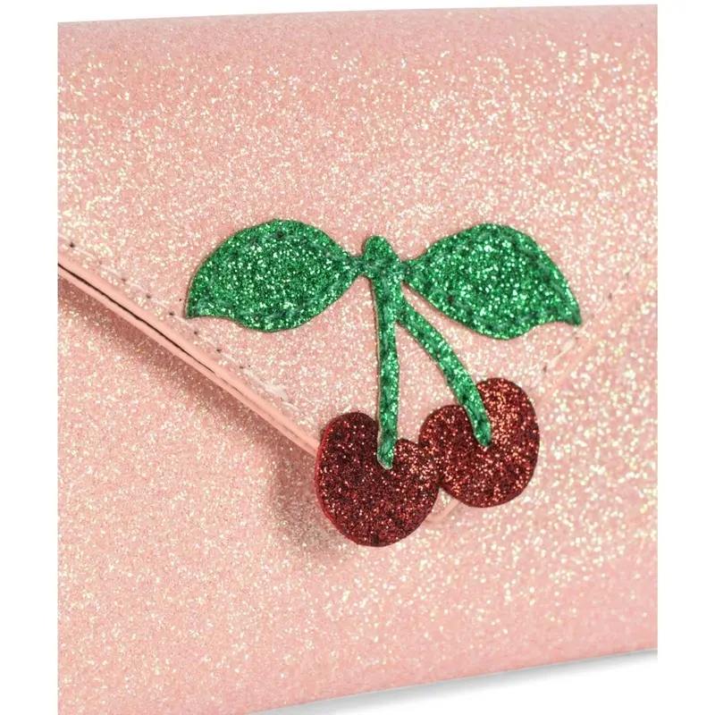Konges Sløjd Pink Glitter Love Letter Wallet 2