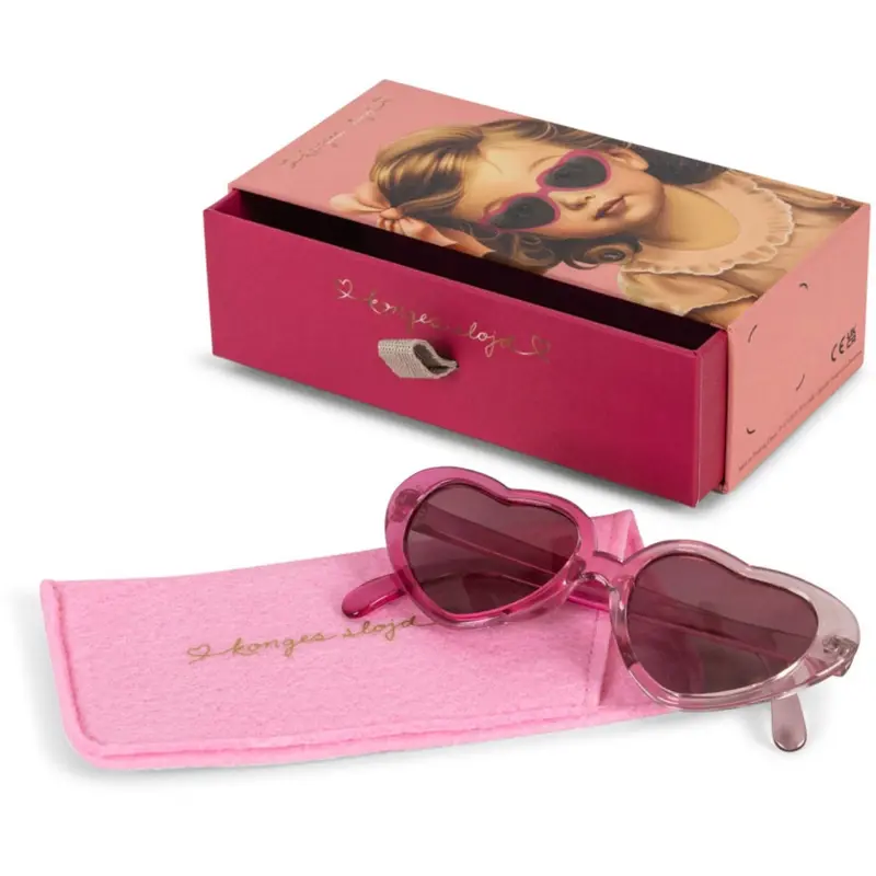 Konges Sløjd Pink Multi Sunglasses Baby Heart 1