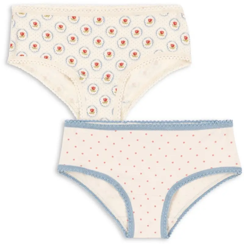 Konges Sløjd Pirouette Dot/Mirage Basic 2 Pack Girl Underpants Gots 1
