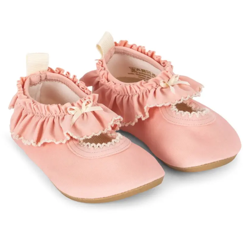 Konges Sløjd Powder Pink Kitty Frill Swim Shoes 1
