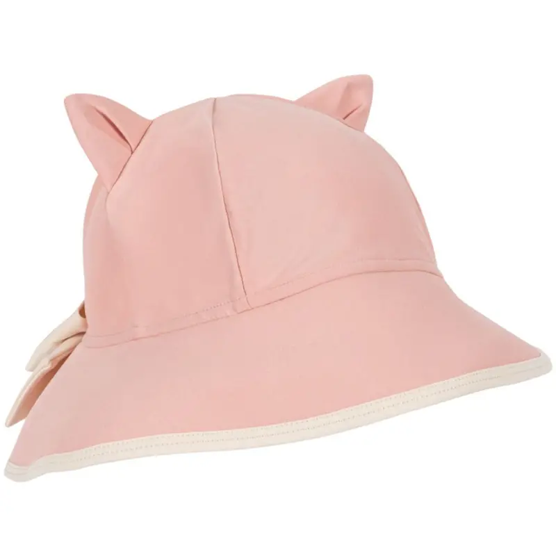 Konges Sløjd Powder Pink Kitty Swim Hat Grs 1