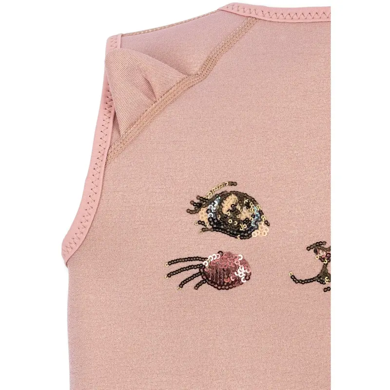 Konges Sløjd Powder Pink Kitty Swim Vest 3