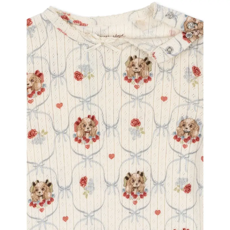 Konges Sløjd Puppy Minnie Onesie Gots 5
