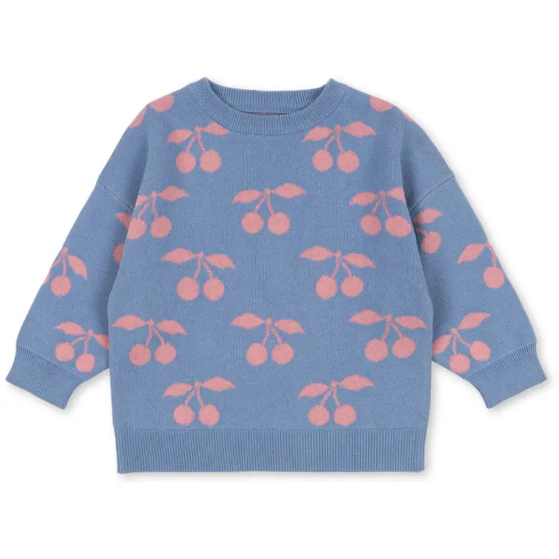 Konges Sløjd Purple Impression Lapis Knit Sweater Gots 1