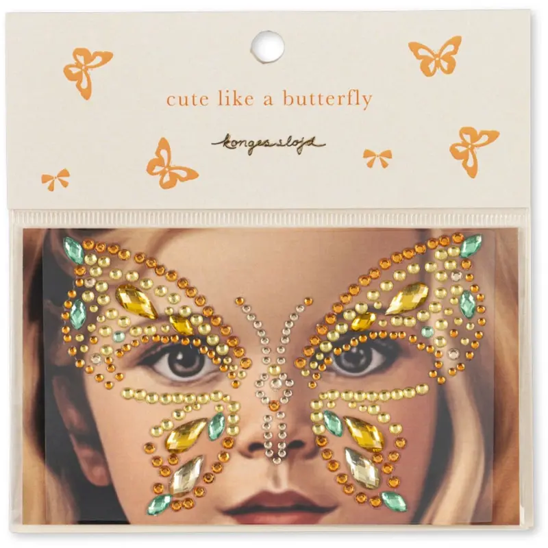 Konges Sløjd Purple Rain Butterfly Face Jewels 1
