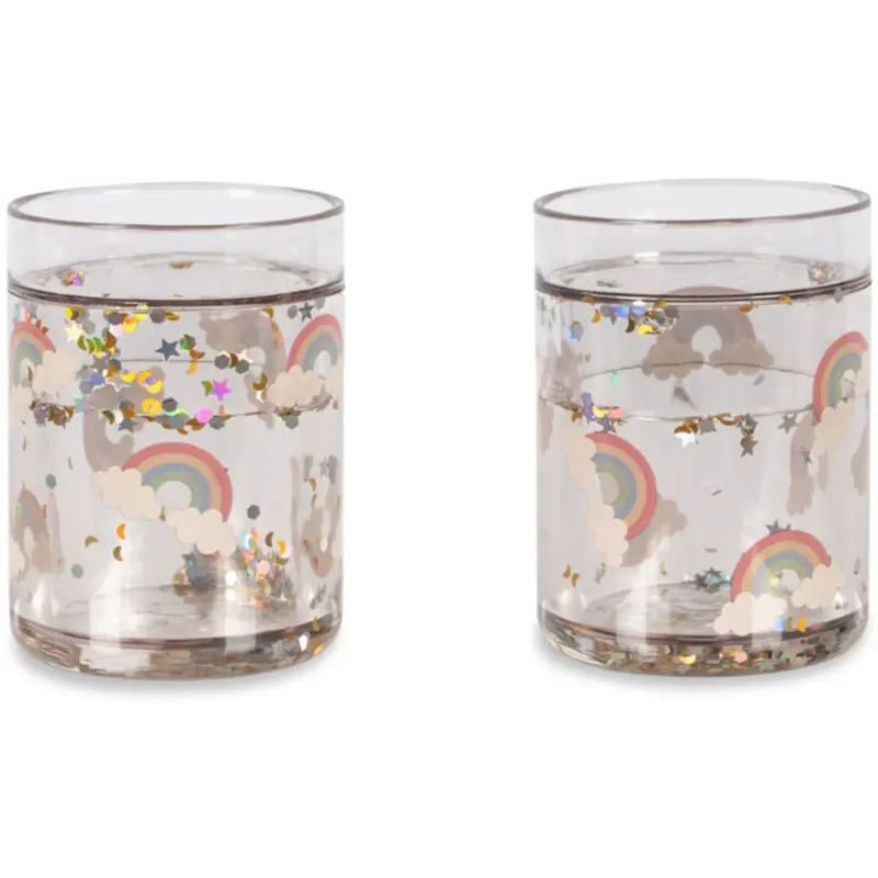 Konges Sløjd Rainbow 2 Pack Glitter Cups 1