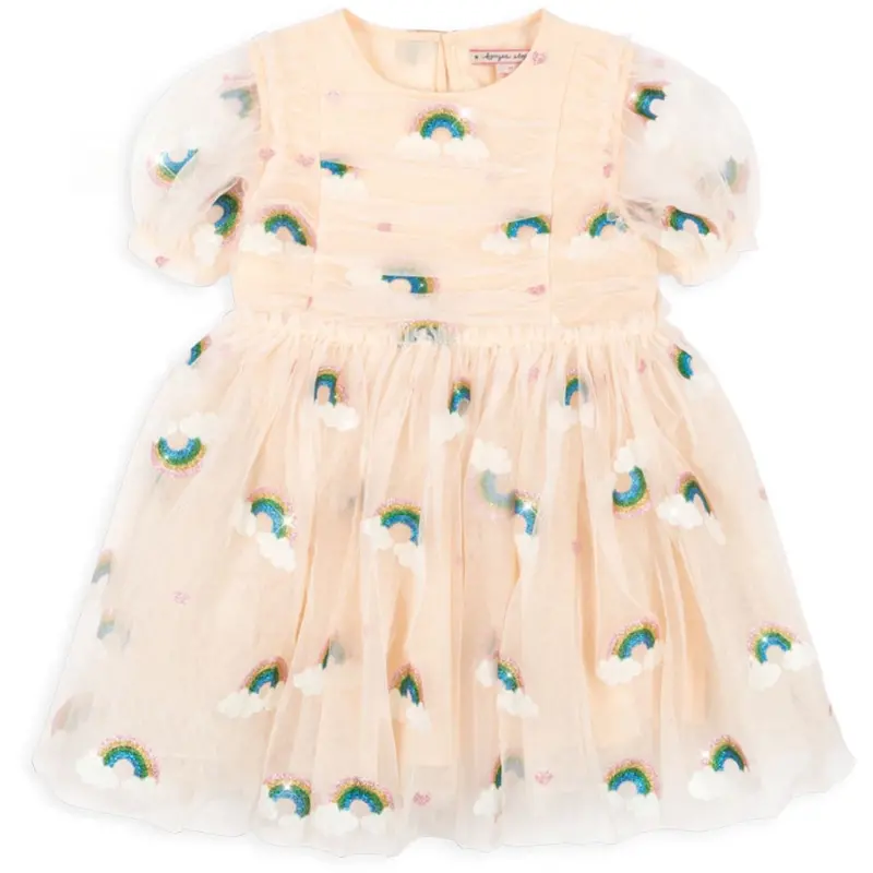 Konges Sløjd Rainbow Glitter Tullie Dress 1