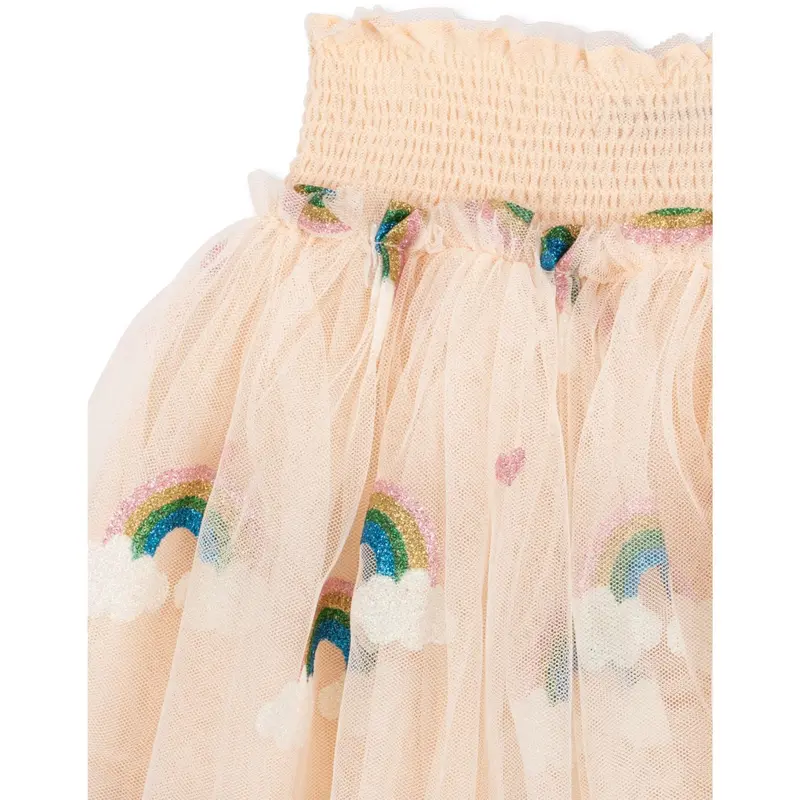 Konges Sløjd Rainbow Glitter Tullie Smock Skirt 3