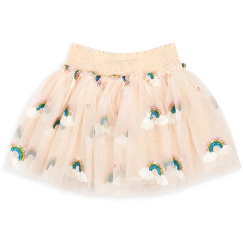 Konges Sløjd Rainbow Glitter Tullie Smock Skirt 4